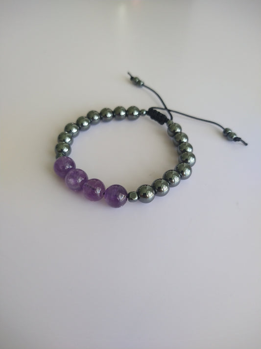 Amatista y Hematite