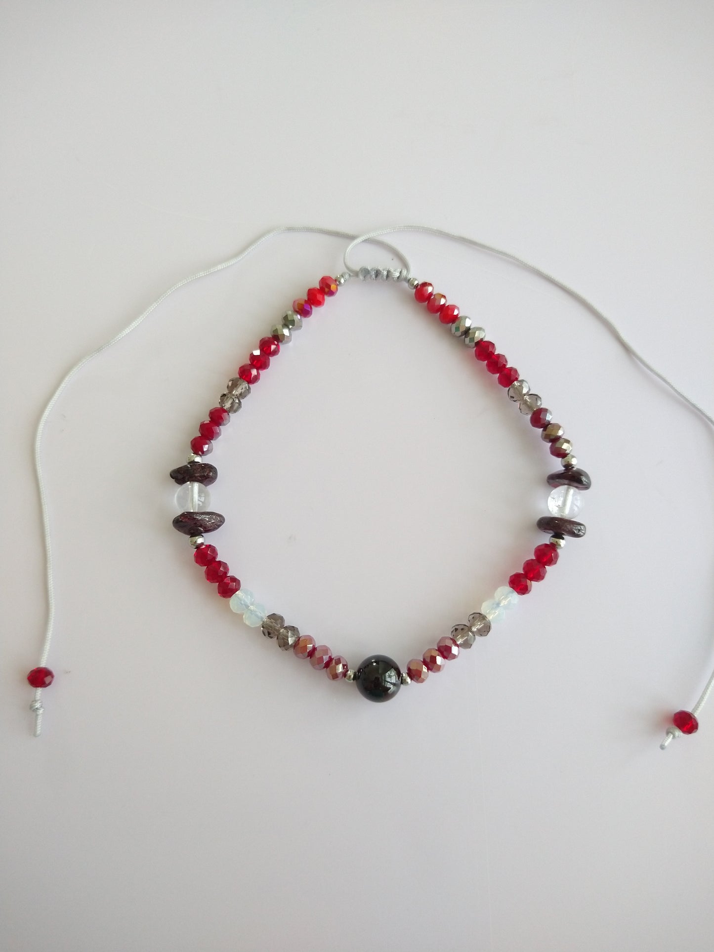 Choker Llama de Fuego y Cristal
