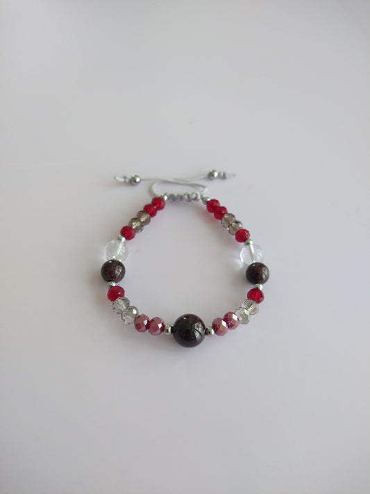 Llama de Fuego y Cristal (Pulsera)