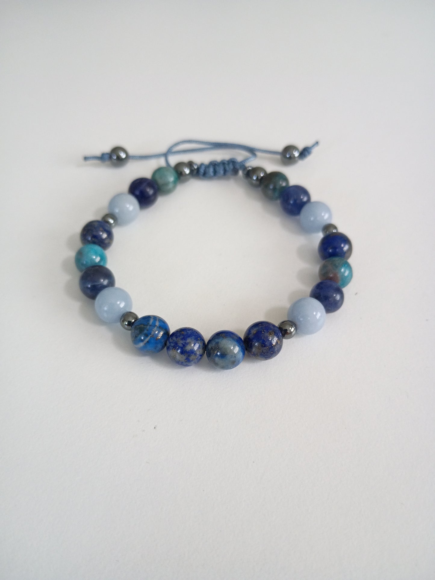 Chakra Garganta - Pulsera de caballero